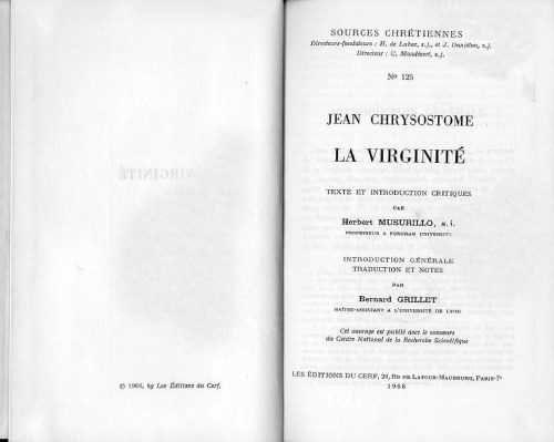 خرید و دانلود نسخه کامل کتاب Jean Chrysostome : La Virginité_68cef4c73d97c.jpeg خرید و دانلود نسخه کامل کتاب Jean Chrysostome : La Virginité