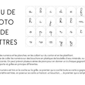 خرید و دانلود نسخه کامل کتاب Jeu de loto de lettres