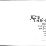 خرید و دانلود نسخه کامل کتاب Język Łaciński. Podręcznik dla lektoratów szkół wyższych (Jezyk Lacinski. Podrecznik dla lektoratow szkol wyzszych)