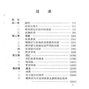 خرید و دانلود نسخه کامل کتاب Jingxi Zhuangyu Yanjiu. 靖西壮语研究