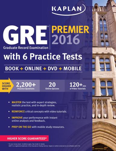 خرید و دانلود نسخه کامل کتاب Kaplan GRE Premier 2016 with 6 Practice Tests_68c13d4683e05.jpeg خرید و دانلود نسخه کامل کتاب Kaplan GRE Premier 2016 with 6 Practice Tests