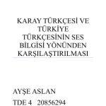 خرید و دانلود نسخه کامل کتاب Karay türkçesi ve Türkiye türkçesinin ses bilgisi yönünden karşılaştırılması