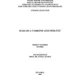 خرید و دانلود نسخه کامل کتاب Kaşgar ve Yarkend ağzi sözlüğü