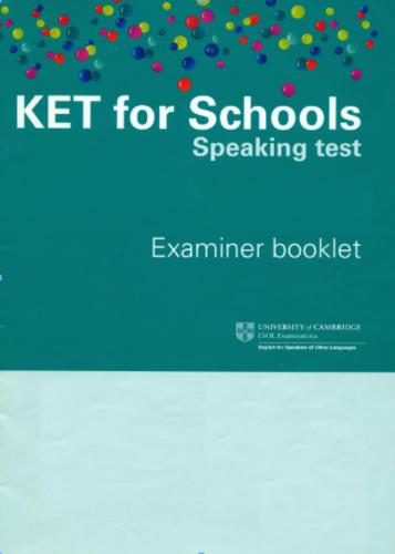 خرید و دانلود نسخه کامل کتاب KET for Schools Speaking Tests – Examiner Booklet_68c0d2cd1cff5.jpeg خرید و دانلود نسخه کامل کتاب KET for Schools Speaking Tests – Examiner Booklet
