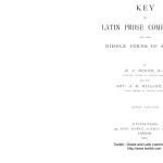 خرید و دانلود نسخه کامل کتاب Key to Latin Prose Composition