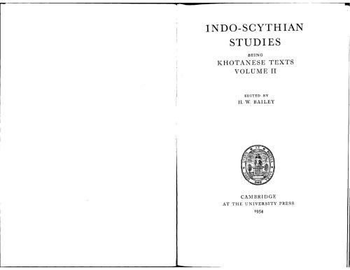 خرید و دانلود نسخه کامل کتاب Khotanese Texts, Volume II_68b8e1b0efe76.jpeg خرید و دانلود نسخه کامل کتاب Khotanese Texts, Volume II