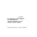 خرید و دانلود نسخه کامل کتاب Korku Phonology and Morphophonemics