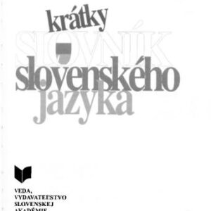خرید و دانلود نسخه کامل کتاب Krátky slovník slovenského jazyka