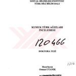 خرید و دانلود نسخه کامل کتاب Kumuk Türk ağızları incelemesi