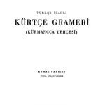 خرید و دانلود نسخه کامل کتاب Kürtçe Grameri (Kürmançça Lehçesi)