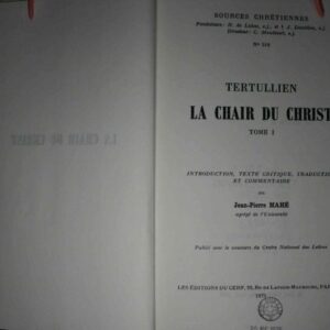 خرید و دانلود نسخه کامل کتاب La Chair du Christ, introduction, texte critique et traduction. tome I