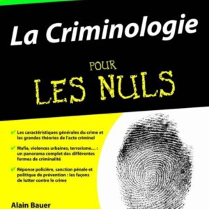 خرید و دانلود نسخه کامل کتاب La Criminologie pour les Nuls