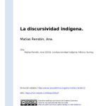 خرید و دانلود نسخه کامل کتاب La discursividad indígena. Caminos de la palabra escrita