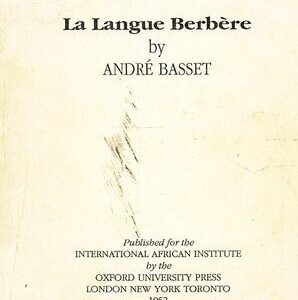 خرید و دانلود نسخه کامل کتاب La langue berbère