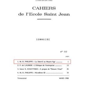 خرید و دانلود نسخه کامل کتاب La liberté selon saint Thomas