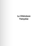 خرید و دانلود نسخه کامل کتاب La littérature française