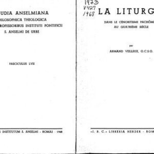 خرید و دانلود نسخه کامل کتاب La liturgie dans le cénobitisme pachômien au quatrième siècle,