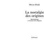 خرید و دانلود نسخه کامل کتاب La nostalgie des origines: Méthodologie et histoire des religions