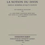 خرید و دانلود نسخه کامل کتاب La notion du divin depuis Homère jusqu’à Platon