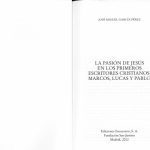 خرید و دانلود نسخه کامل کتاب La pasión de Jesús en los primeros escritores cristianos. Marcos, Lucas y Pablo