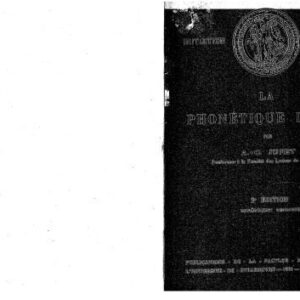خرید و دانلود نسخه کامل کتاب La phonétique latine