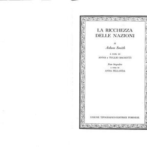 خرید و دانلود نسخه کامل کتاب La ricchezza delle nazioni