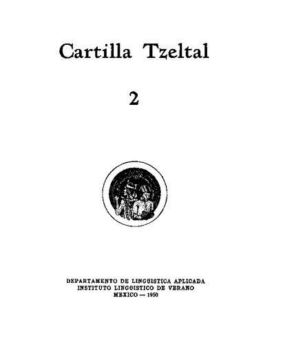 خرید و دانلود نسخه کامل کتاب La Segunda Cartilla Tzeltal_68b6f3e140250.jpeg خرید و دانلود نسخه کامل کتاب La Segunda Cartilla Tzeltal