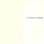 خرید و دانلود نسخه کامل کتاب La Syntaxe du français