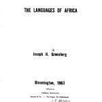 خرید و دانلود نسخه کامل کتاب Languages of Africa