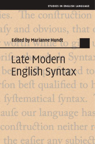 خرید و دانلود نسخه کامل کتاب Late Modern English Syntax_68c118e9f411a.jpeg خرید و دانلود نسخه کامل کتاب Late Modern English Syntax