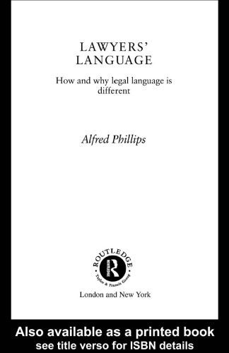 خرید و دانلود نسخه کامل کتاب Lawyers’ Language: The Distinctiveness of Legal Language_68c00addb03be.jpeg خرید و دانلود نسخه کامل کتاب Lawyers’ Language: The Distinctiveness of Legal Language