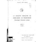 خرید و دانلود نسخه کامل کتاب Le dialecte sakalava du Nord-Ouest de Madagascar: Phonologie – Grammaire – Lexique. Tome 2: Lexique