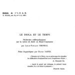 خرید و دانلود نسخه کامل کتاب Le Diola et le temps