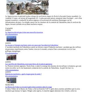خرید و دانلود نسخه کامل کتاب Le dossier: Du séisme à la menace d’un désastre nucléaire