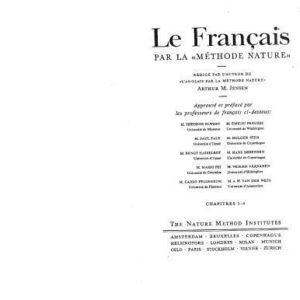 خرید و دانلود نسخه کامل کتاب Le Français par la Méthode Nature
