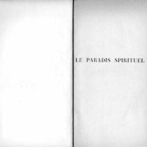 خرید و دانلود نسخه کامل کتاب Le Paradis spirituel