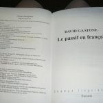 خرید و دانلود نسخه کامل کتاب Le passif en français