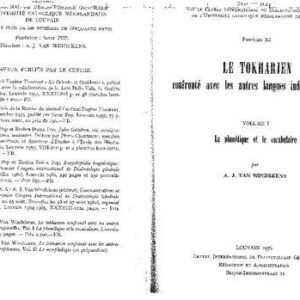 خرید و دانلود نسخه کامل کتاب Le tokharien confronté avec les autres langues indo-européennes: la phonétique et le vocabulaire