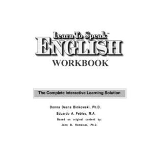 خرید و دانلود نسخه کامل کتاب Learn To Speak English. Workbook