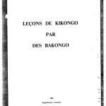خرید و دانلود نسخه کامل کتاب Leçons de Kikongo par des Bakongo