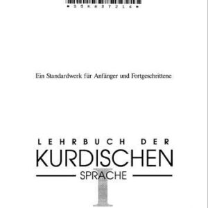 خرید و دانلود نسخه کامل کتاب Lehrbuch der kurdischen Sprache