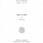 خرید و دانلود نسخه کامل کتاب Lenakel Dictionary