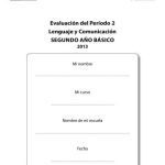 خرید و دانلود نسخه کامل کتاب Lenguaje y Comunicación 2º Básico. Evaluación del Período 2