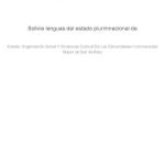 خرید و دانلود نسخه کامل کتاب Lenguas de Bolivia: presentación y antecedentes