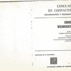 خرید و دانلود نسخه کامل کتاب Lenguas en contacto. Descubrimientos y problemas