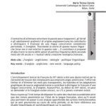 خرید و دانلود نسخه کامل کتاب Les anglicismes et le français du XXIe siècle: La fin du franglais ?