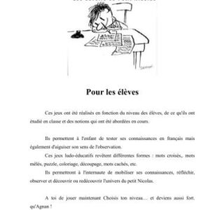 خرید و دانلود نسخه کامل کتاب Les devoirs du Petit Nicolas. Pour les élèves