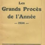 خرید و دانلود نسخه کامل کتاب Les grands procès de l’année 1934