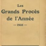خرید و دانلود نسخه کامل کتاب Les grands procès de l’année 1935