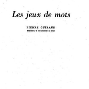 خرید و دانلود نسخه کامل کتاب Les jeux de mots